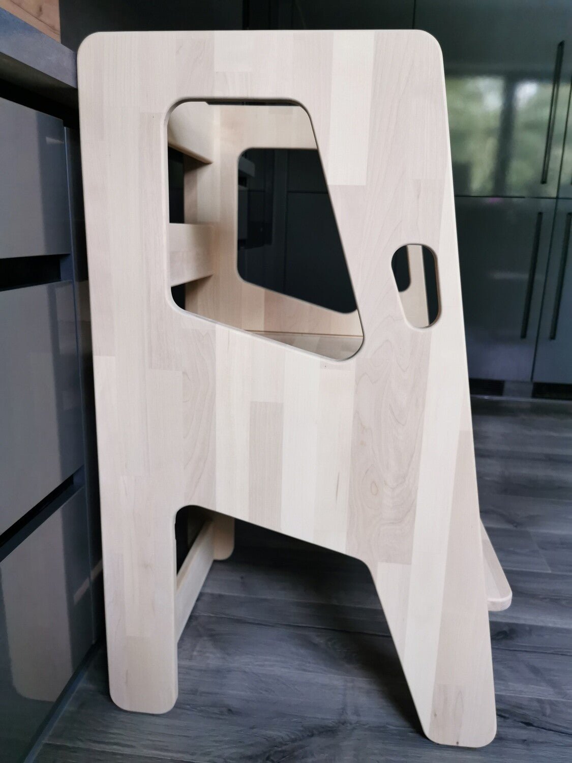 Montessori Learning Tower – Adjustable Wooden Toddler Tower - The Nurturing Nook