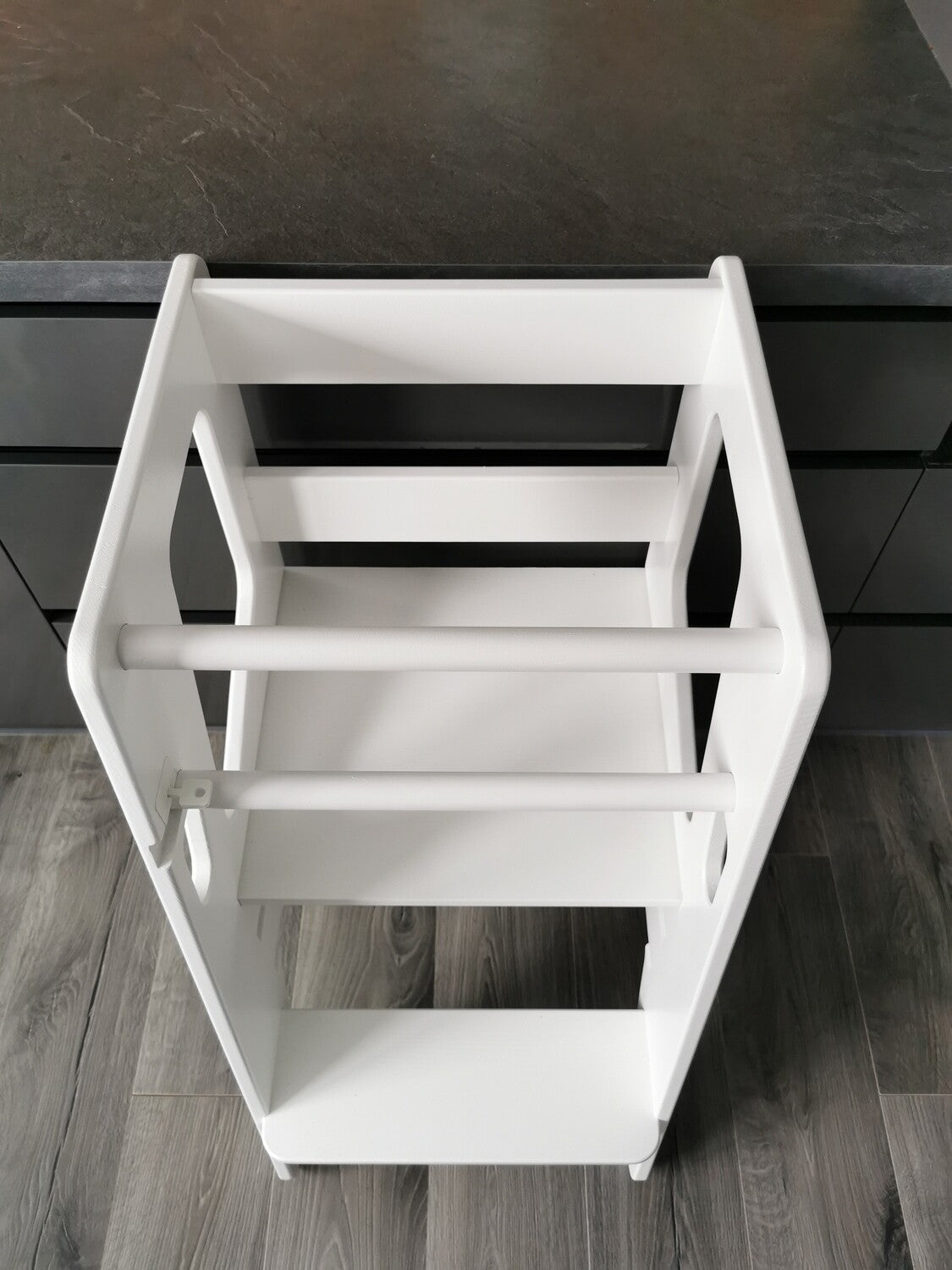 Montessori Learning Tower – Adjustable Wooden Toddler Tower - The Nurturing Nook