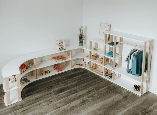 Montessori modular shelving units - MIX & MATCH - The Nurturing Nook