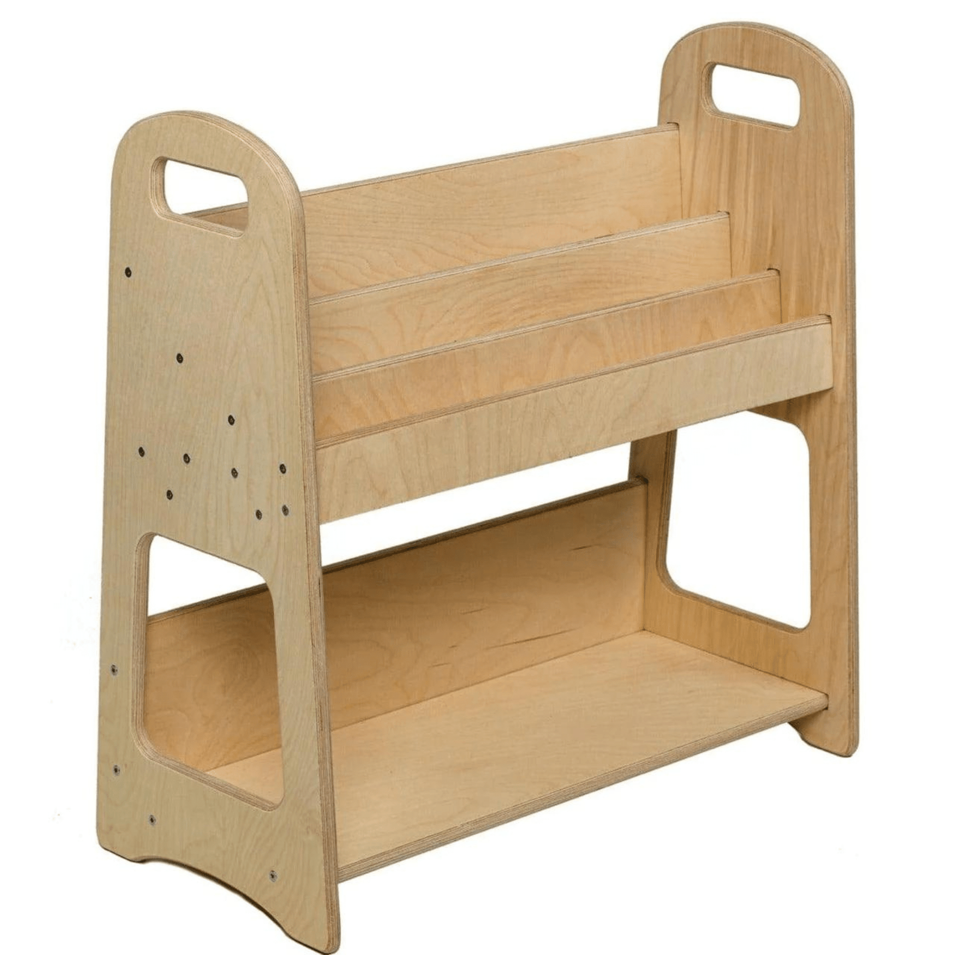 Montessori Wooden Bookshelf / Large Size - The Nurturing Nook
