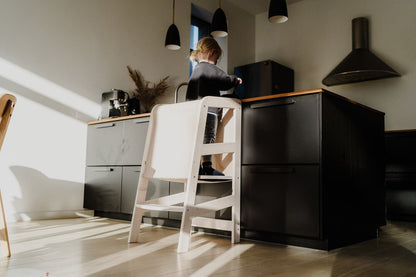 Montessori Wooden Learning Tower - The Nurturing Nook