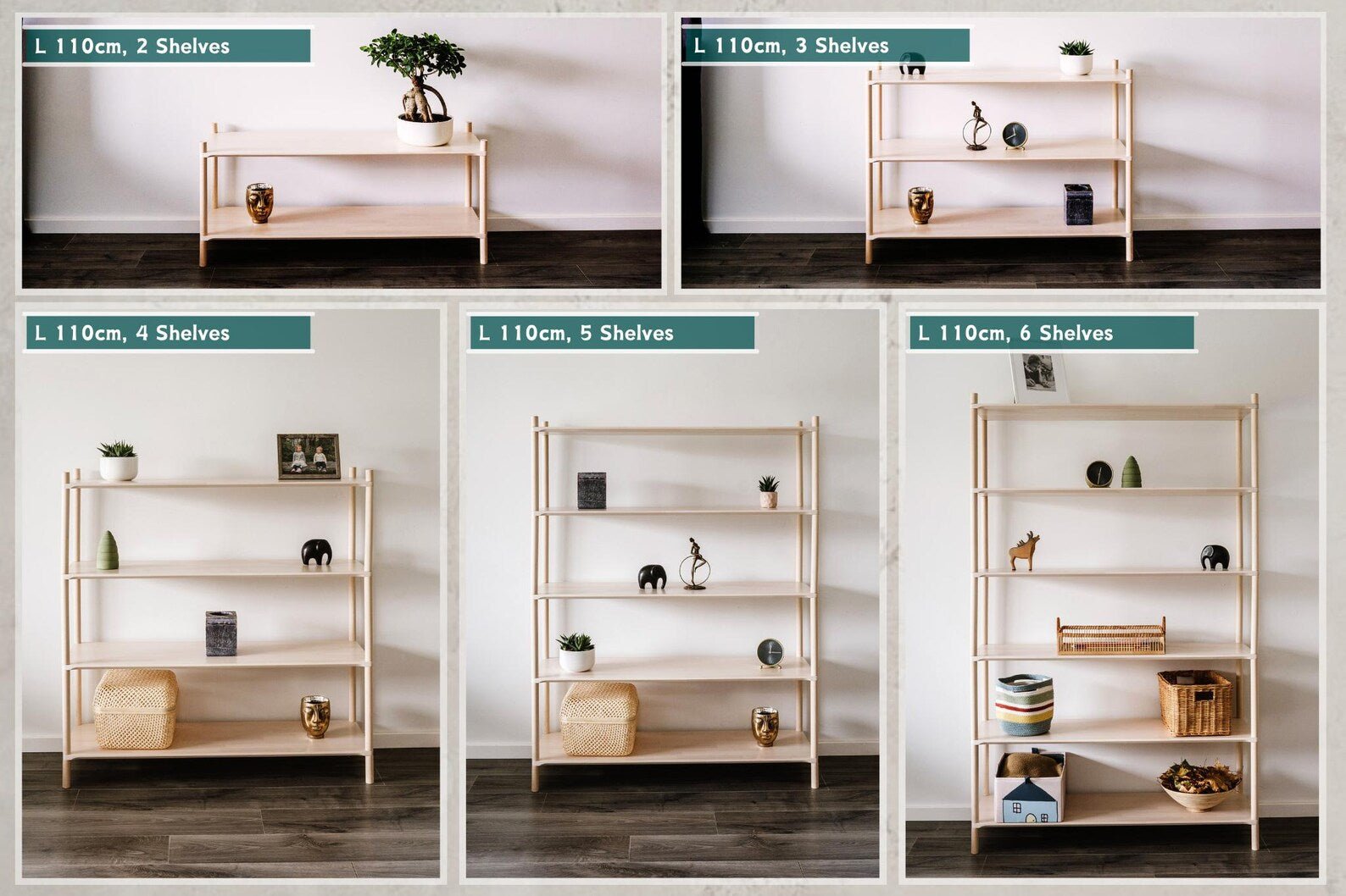 Montessori Wooden Shelf - Minimalist Floor Organizer & Kids Room Storage | Freestanding Natural Wood Shelf for Living Room & Bedroom Decor - The Nurturing Nook