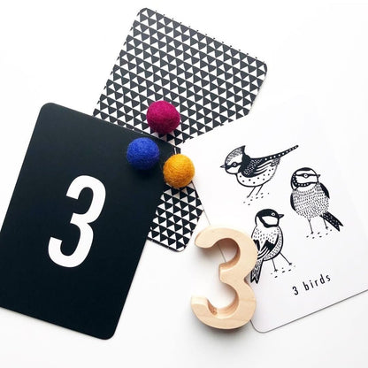 Nature number cards - The Nurturing Nook