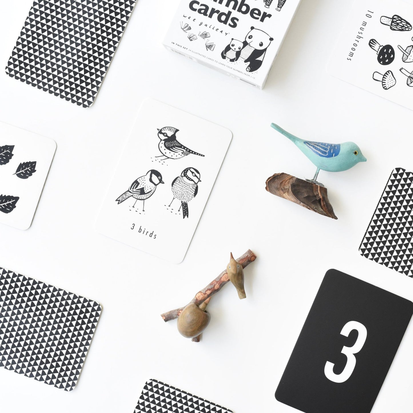 Nature number cards - The Nurturing Nook