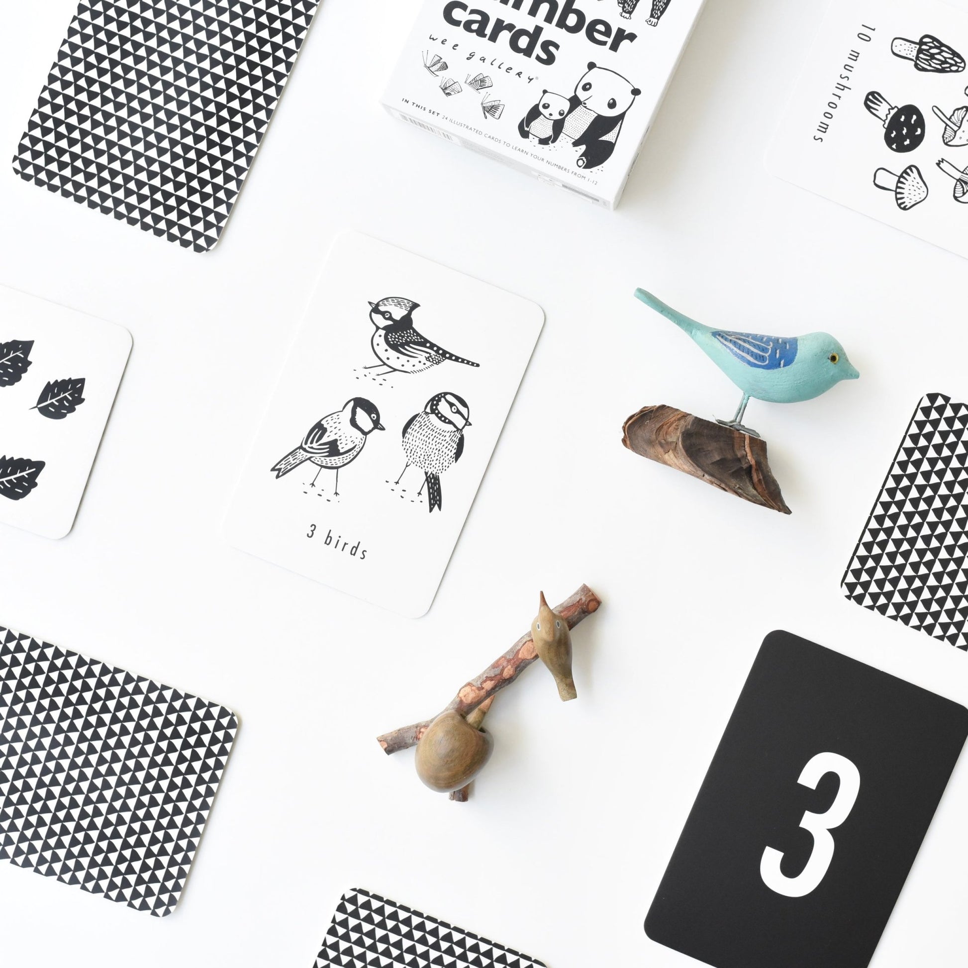 Nature number cards - The Nurturing Nook