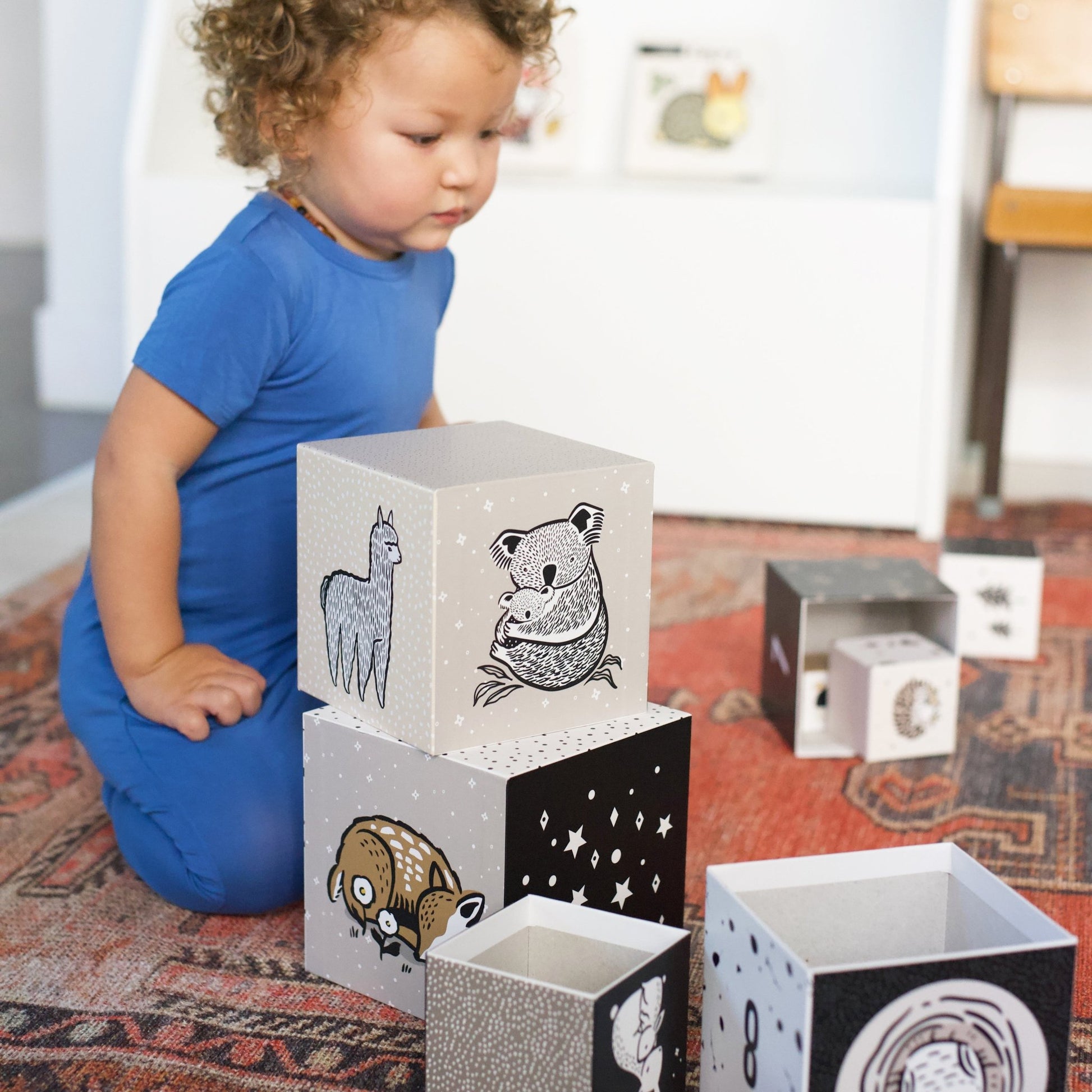 Nesting Blocks - Baby Animals - The Nurturing Nook