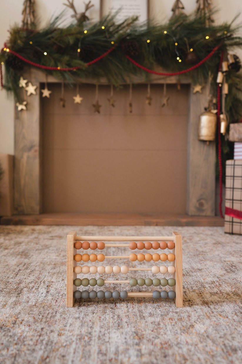 Neutral Wooden Abacus - The Nurturing Nook