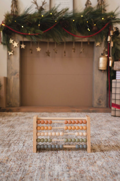 Neutral Wooden Abacus - The Nurturing Nook