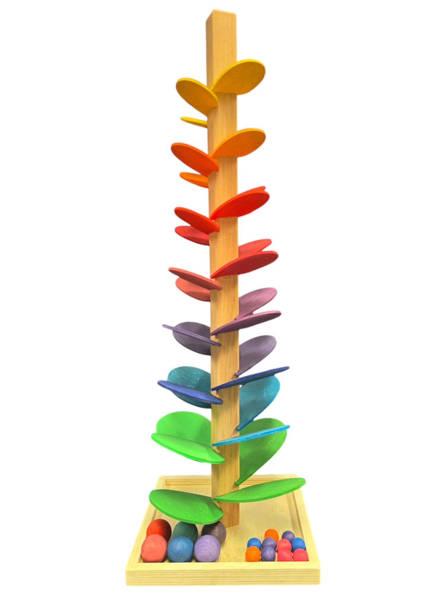 NEW Large Marble Tree in Primary Rainbow Colors - The Nurturing Nook