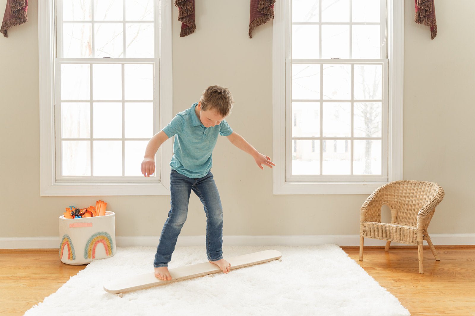 Montessori Wobble Beam - The Nurturing Nook