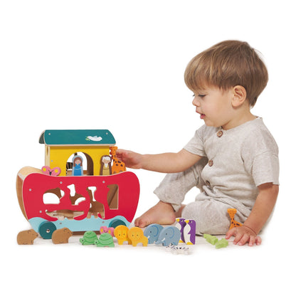 Noah's Shape Sorter Ark - The Nurturing Nook