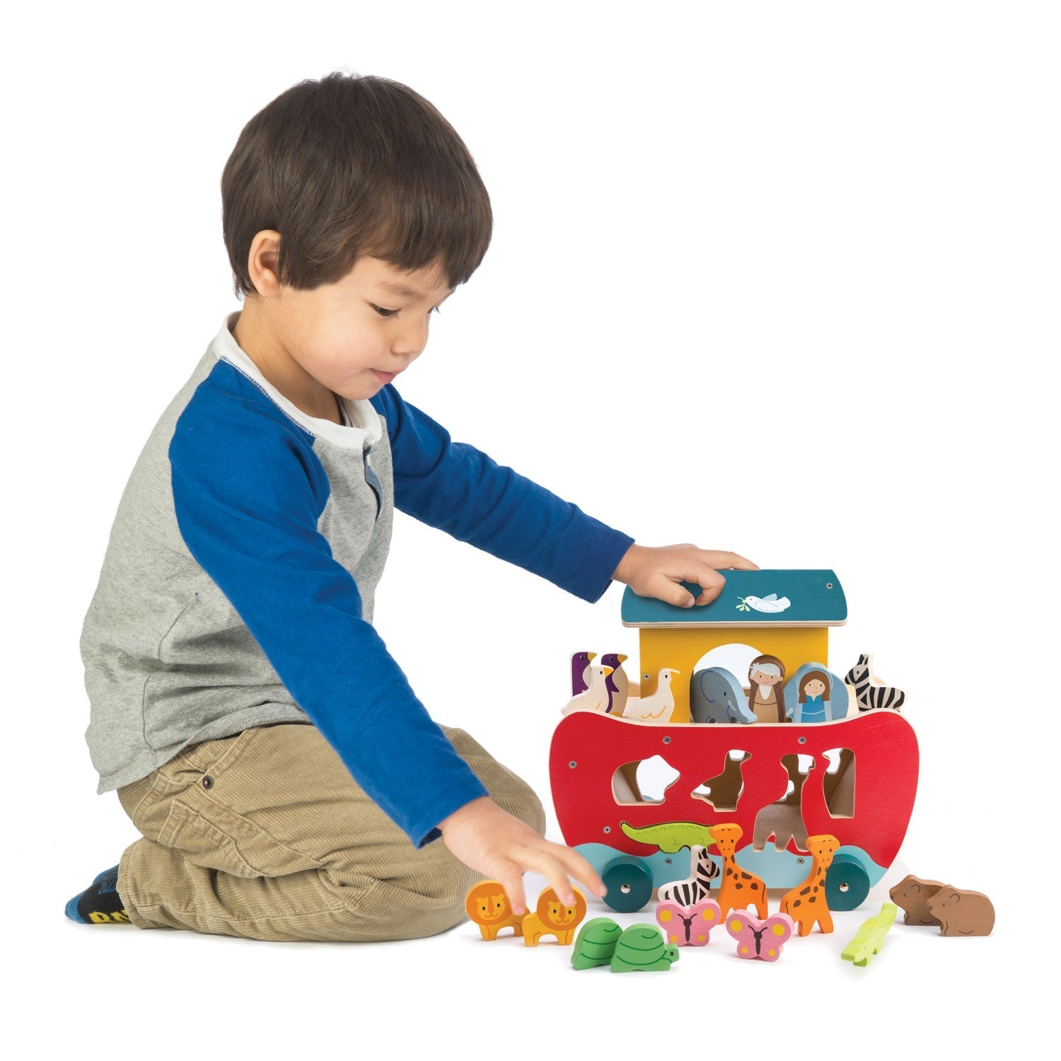 Noah's Shape Sorter Ark - The Nurturing Nook