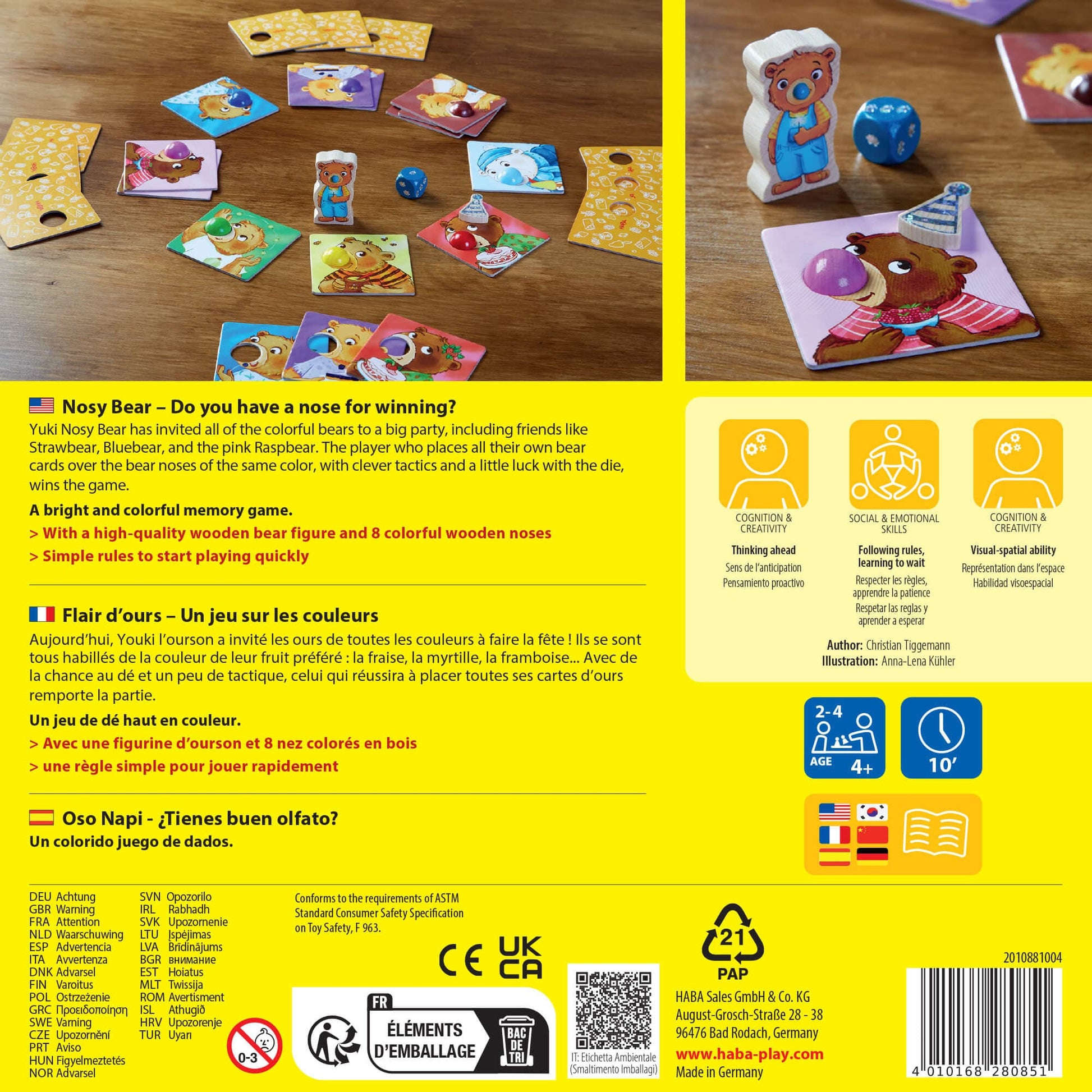 Nosy Bear Game - The Nurturing Nook
