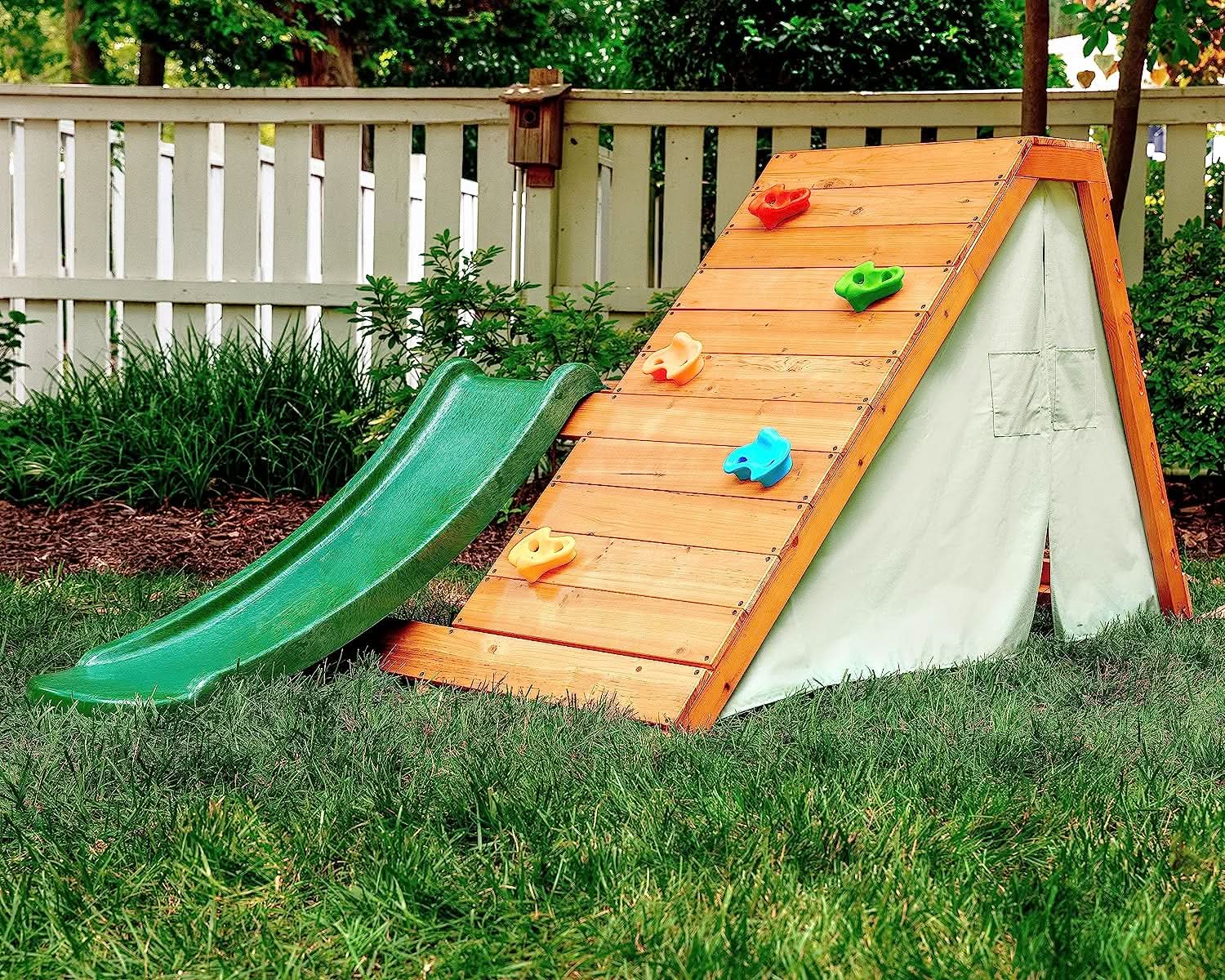 Palm - 5 - in - 1 Outdoor and Indoor Playground Playset - The Nurturing Nook