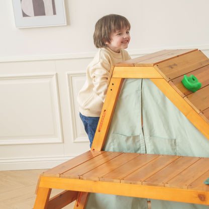 Palm - 5 - in - 1 Outdoor and Indoor Playground Playset - The Nurturing Nook