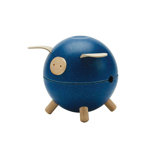 Piggy Bank Blue - Orchard - The Nurturing Nook