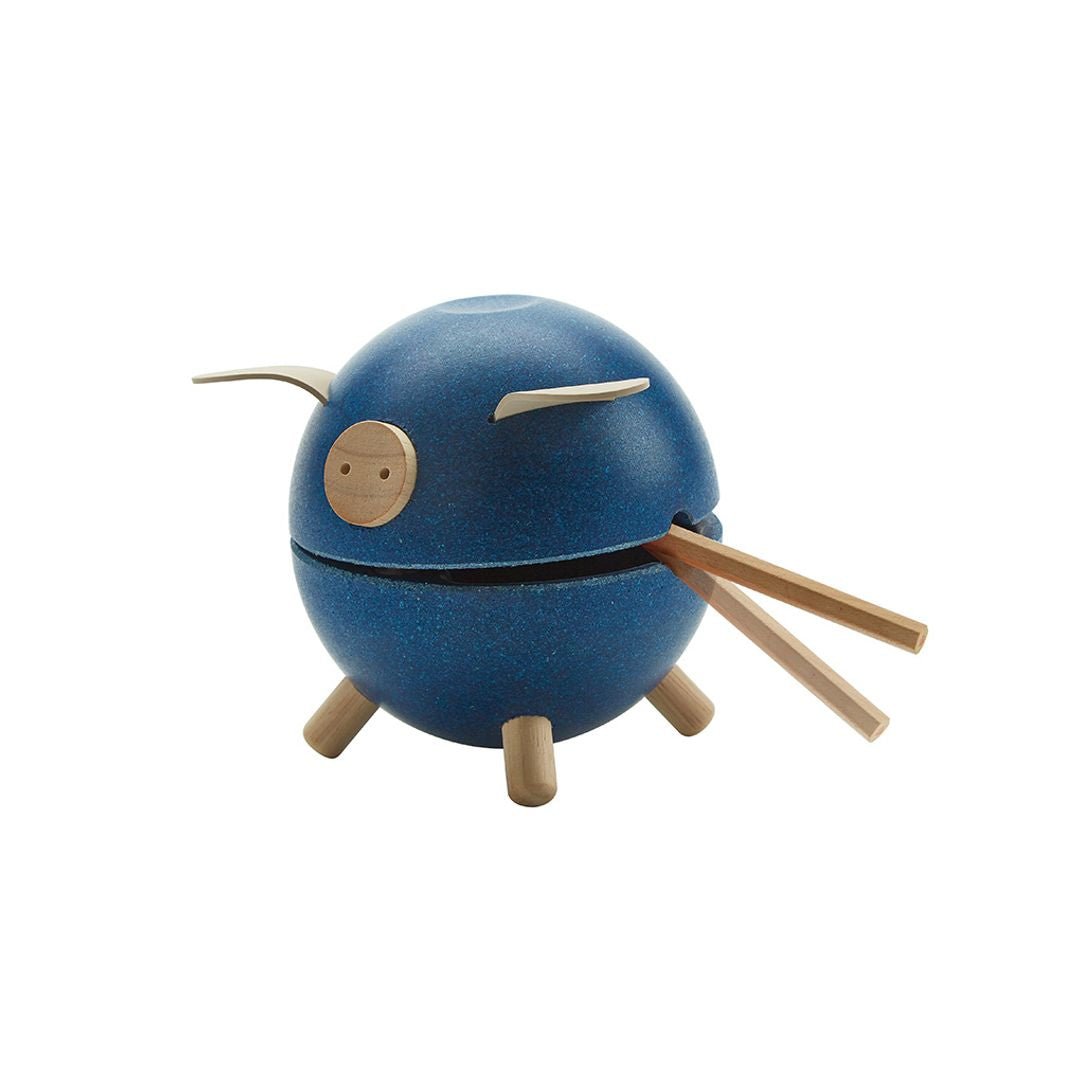 Piggy Bank Blue - Orchard - The Nurturing Nook