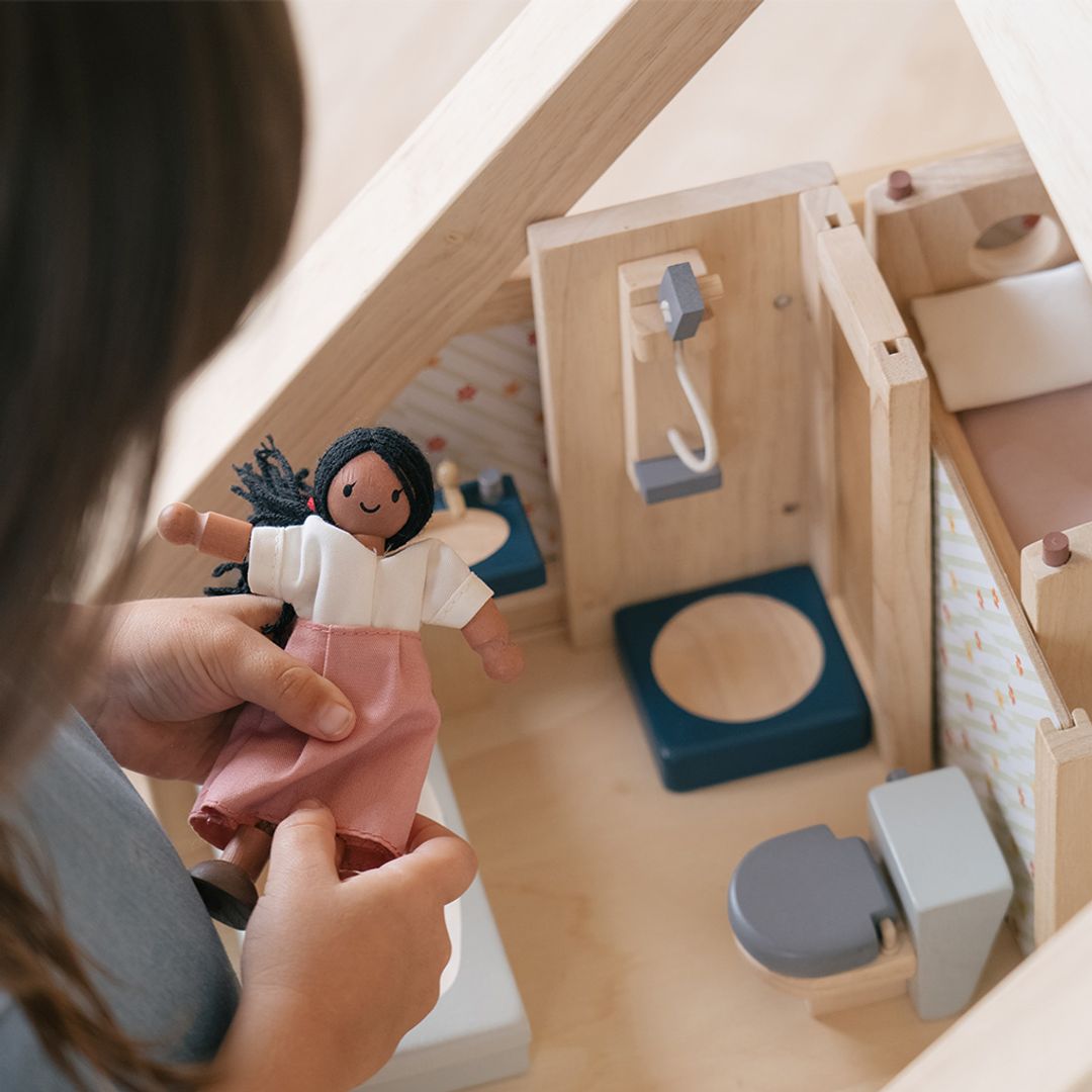 PlanToys bathroom miniature furniture set - The Nurturing Nook