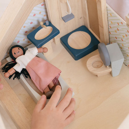 PlanToys bathroom miniature furniture set - The Nurturing Nook