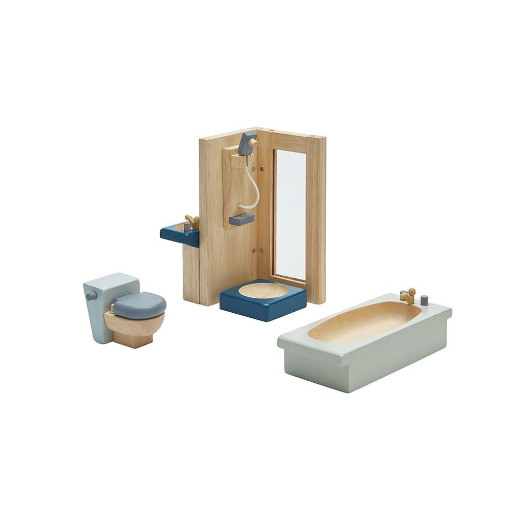 PlanToys bathroom miniature furniture set - The Nurturing Nook
