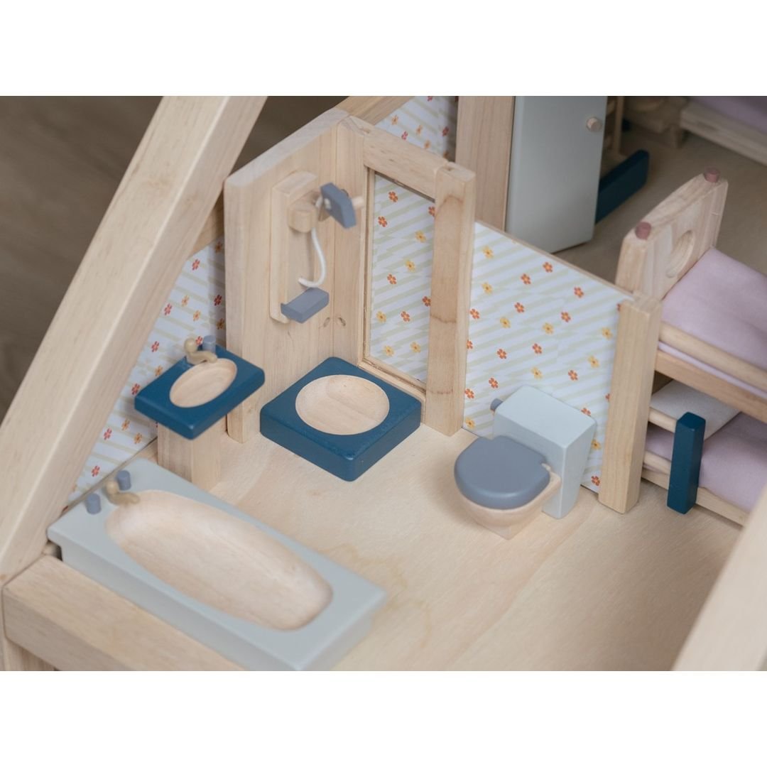 PlanToys bathroom miniature furniture set - The Nurturing Nook