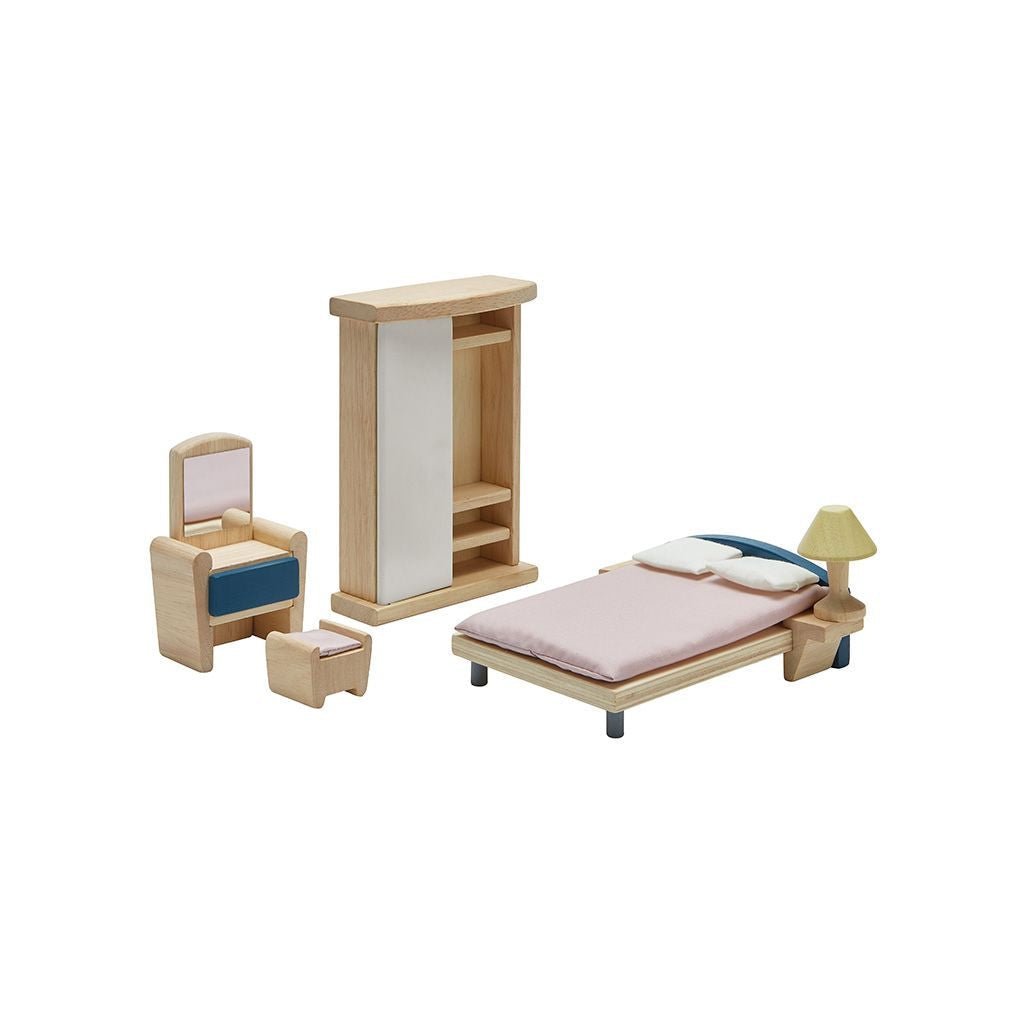 PlanToys bedroom miniature furniture set - The Nurturing Nook