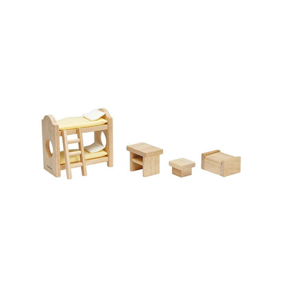 PlanToys children's room(classic) miniature furniture set - The Nurturing Nook