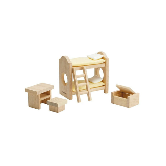 PlanToys children's room(classic) miniature furniture set - The Nurturing Nook