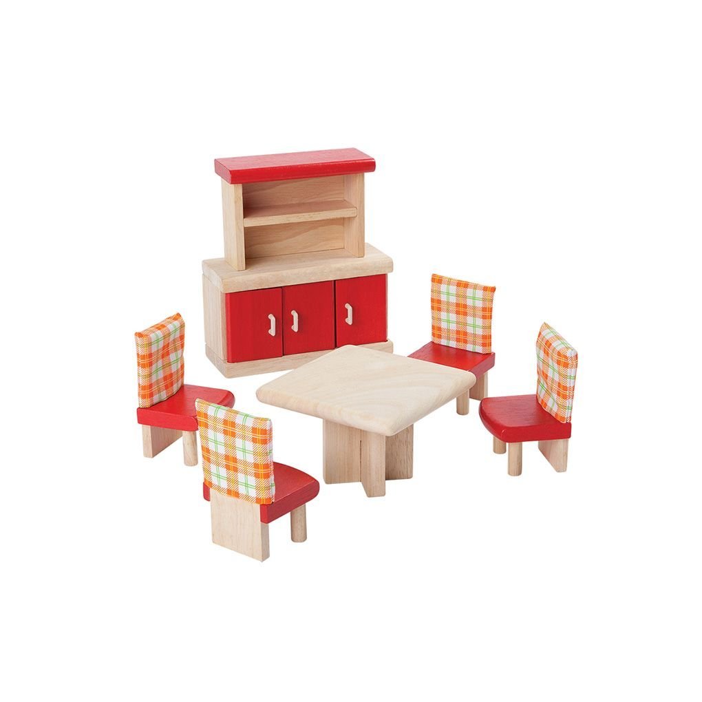 PlanToys dining room (Neo) miniature furniture set - The Nurturing Nook
