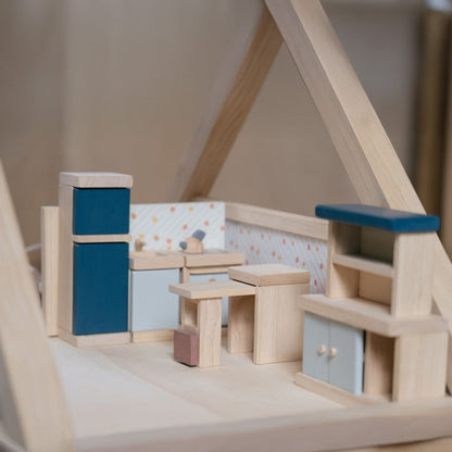 PlanToys kitchen miniature furniture set - The Nurturing Nook