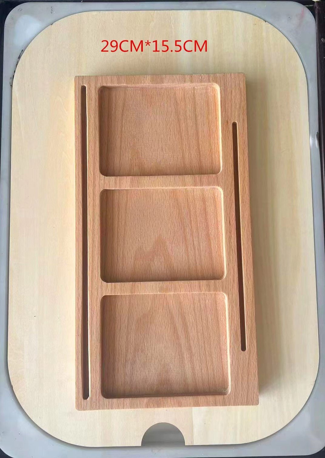 **Pre - order (Ships in 3 - 4 Weeks)**Beechwood Sensory Sorting Tray - The Nurturing Nook