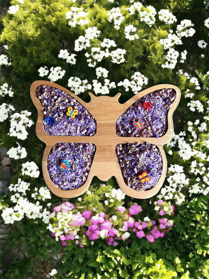 **Pre - order (Ships in 3 - 4 Weeks)**Beechwood Sensory Sorting Tray - The Nurturing Nook