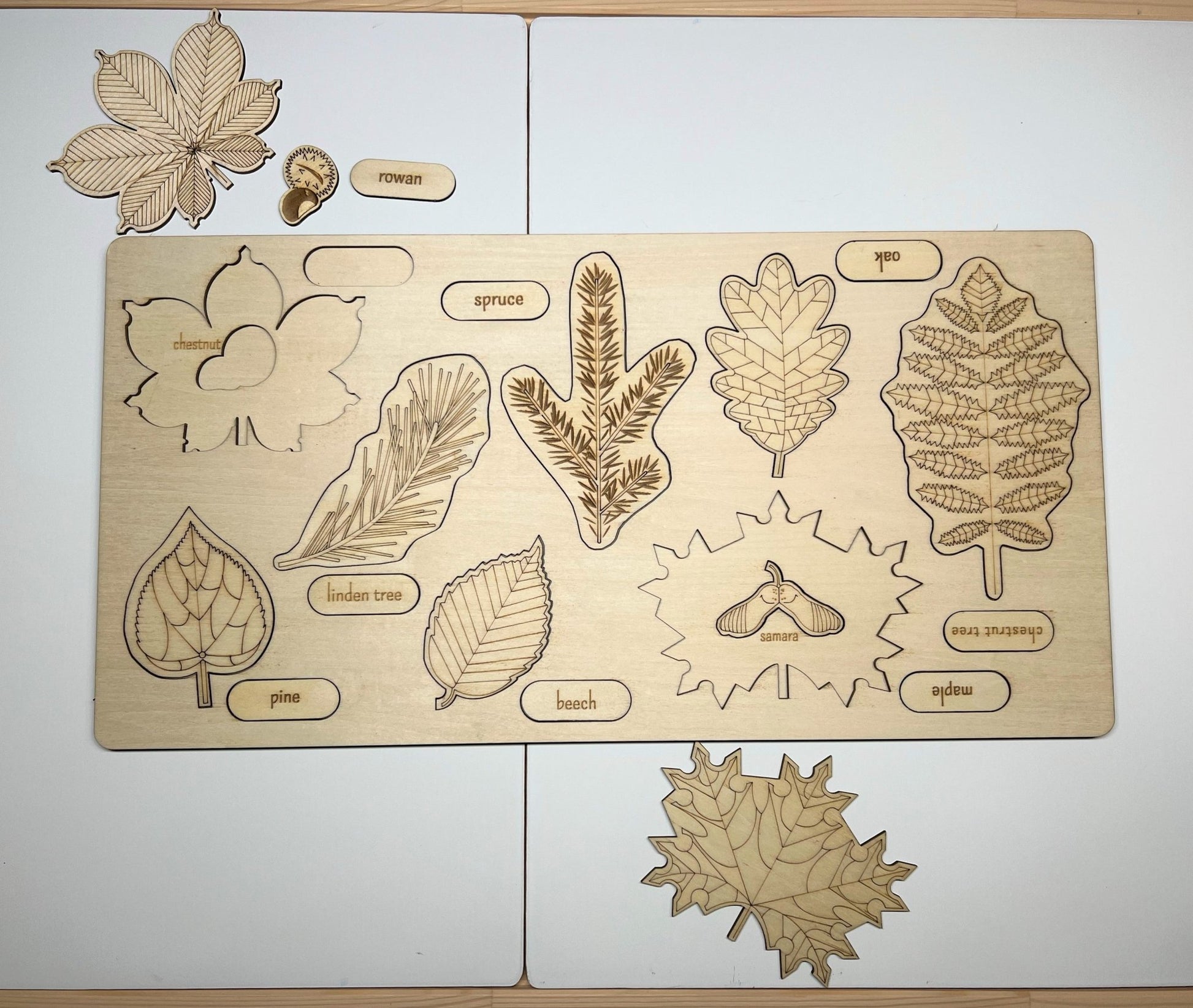 **Pre - order (Ships in 3 - 4 Weeks)**Educational Multi - Layered Wooden Puzzle - The Nurturing Nook