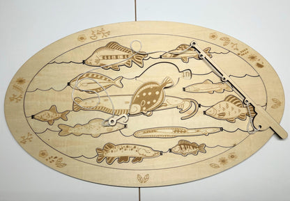 **Pre - order (Ships in 3 - 4 Weeks)**Educational Multi - Layered Wooden Puzzle - The Nurturing Nook
