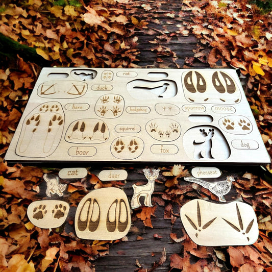 **Pre - order (Ships in 3 - 4 Weeks)**Educational Multi - Layered Wooden Puzzle - The Nurturing Nook