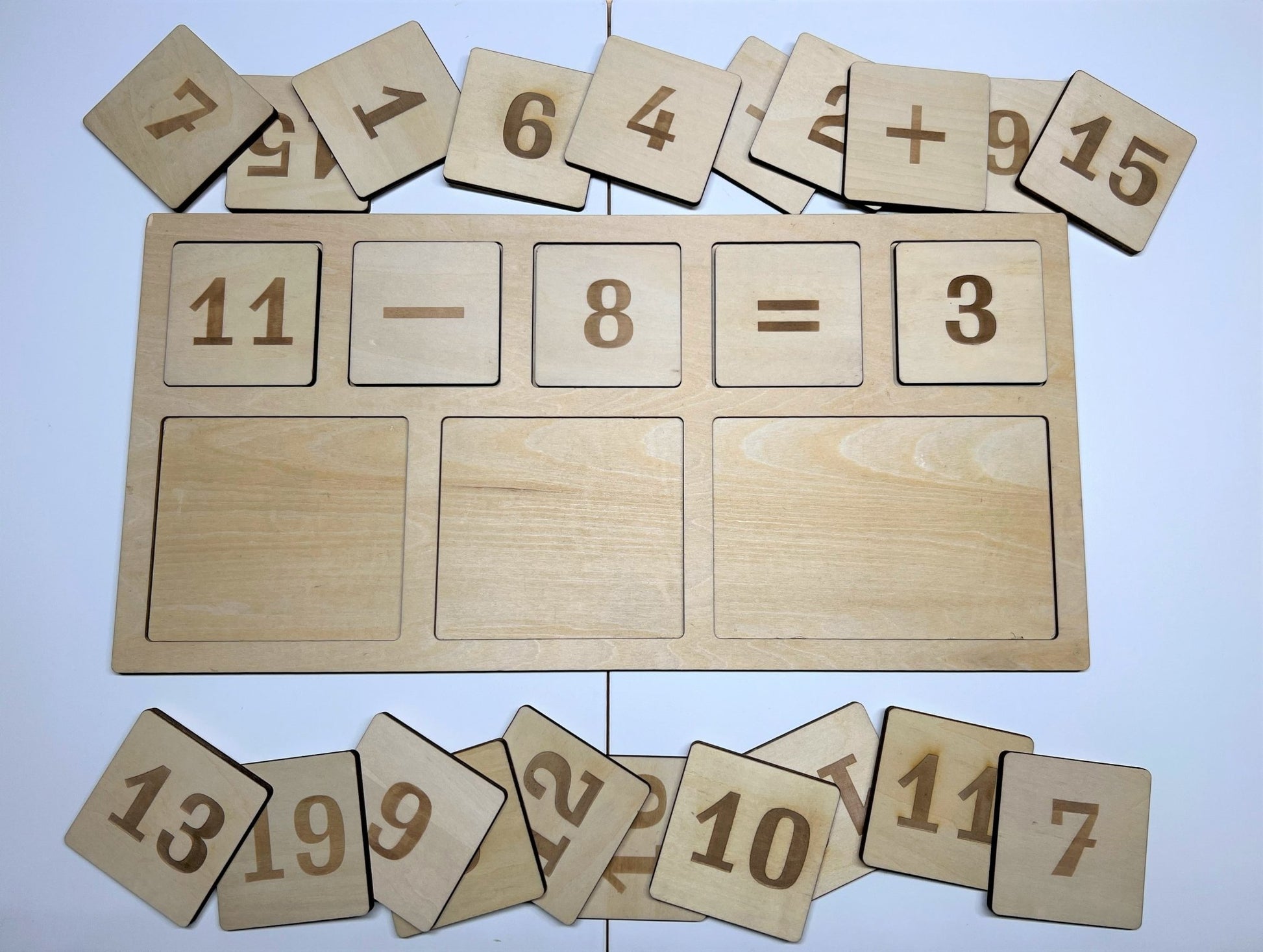 **Pre - order (Ships in 3 - 4 Weeks)**Educational Multi - Layered Wooden Puzzle - The Nurturing Nook