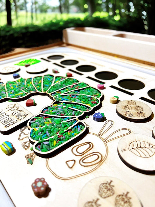 **Pre - order (Ships in 3 - 4 Weeks)**FLISAT Sensory Bin Insert Activity Board - The Nurturing Nook