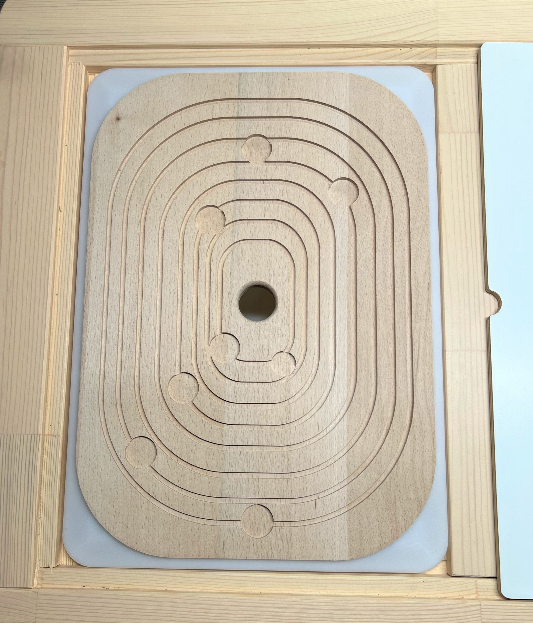 **Pre - order (Ships in 3 - 4 Weeks)**FLISAT Sensory Bin Insert Activity Board - The Nurturing Nook