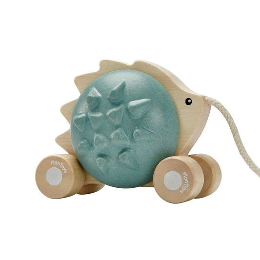Pull - Along Hedgehog - Blue - The Nurturing Nook