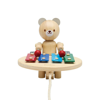 Pull Along Musical Bear - The Nurturing Nook