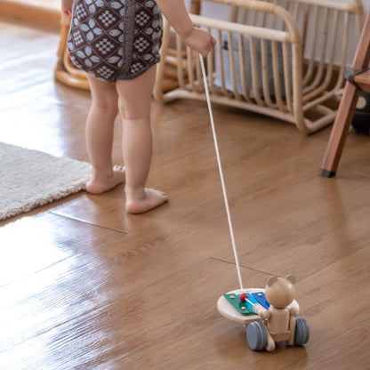 Pull Along Musical Bear - The Nurturing Nook