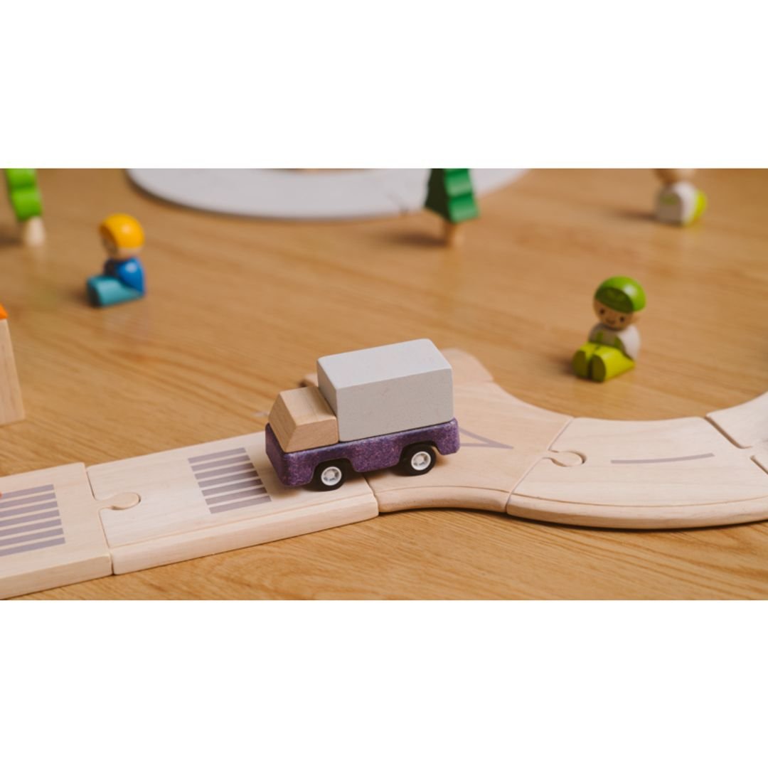 Purple Delivery Truck - The Nurturing Nook