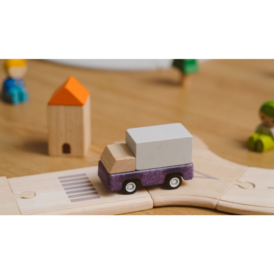 Purple Delivery Truck - The Nurturing Nook