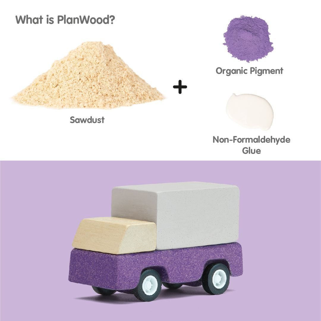 Purple Delivery Truck - The Nurturing Nook