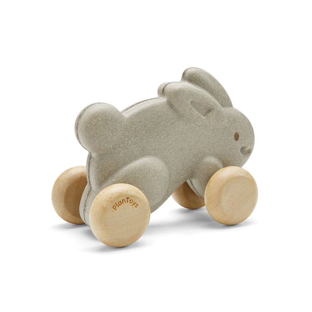 Push Along Bunny - Grey - The Nurturing Nook