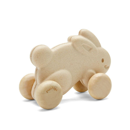 Push Along Bunny - White - The Nurturing Nook