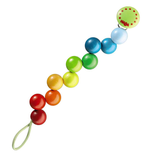 Rainbow Pearls Pacifier Holder - The Nurturing Nook