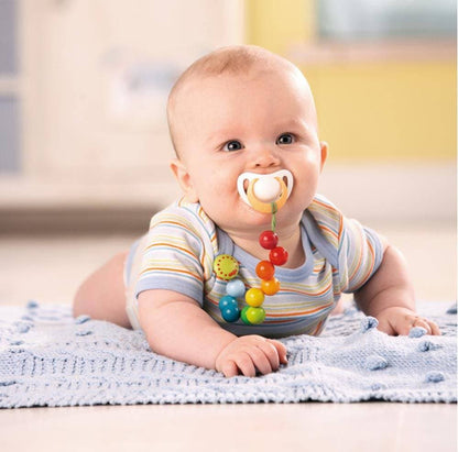 Rainbow Pearls Pacifier Holder - The Nurturing Nook