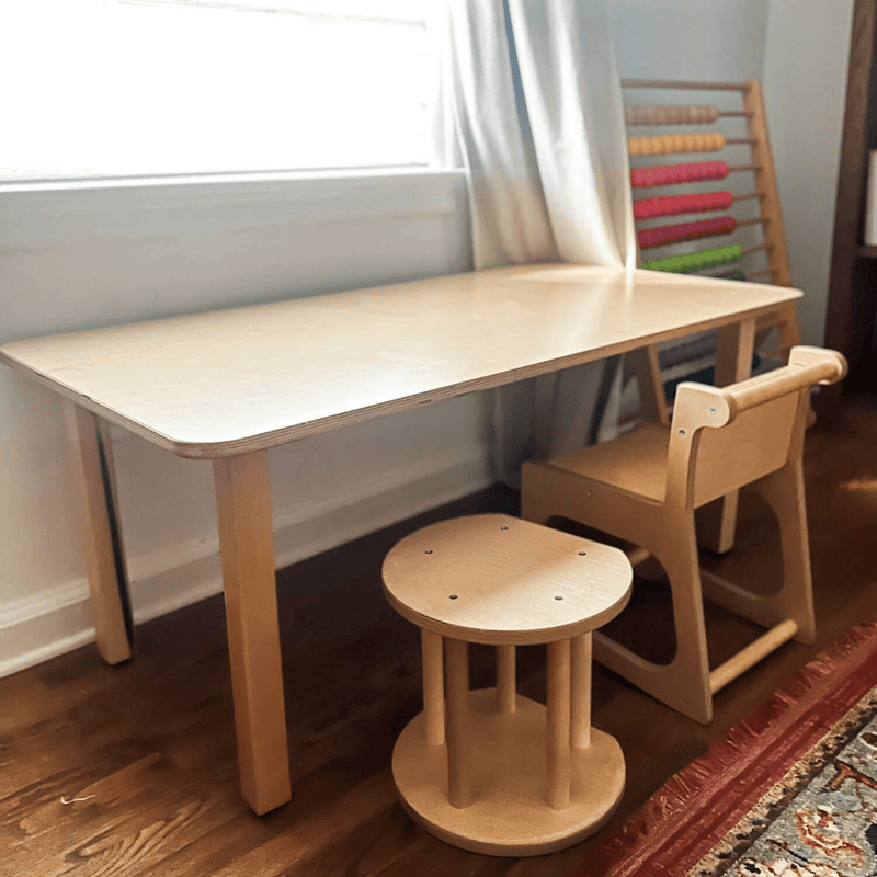 RAD Montessori rectangle table for toddlers and preschoolers