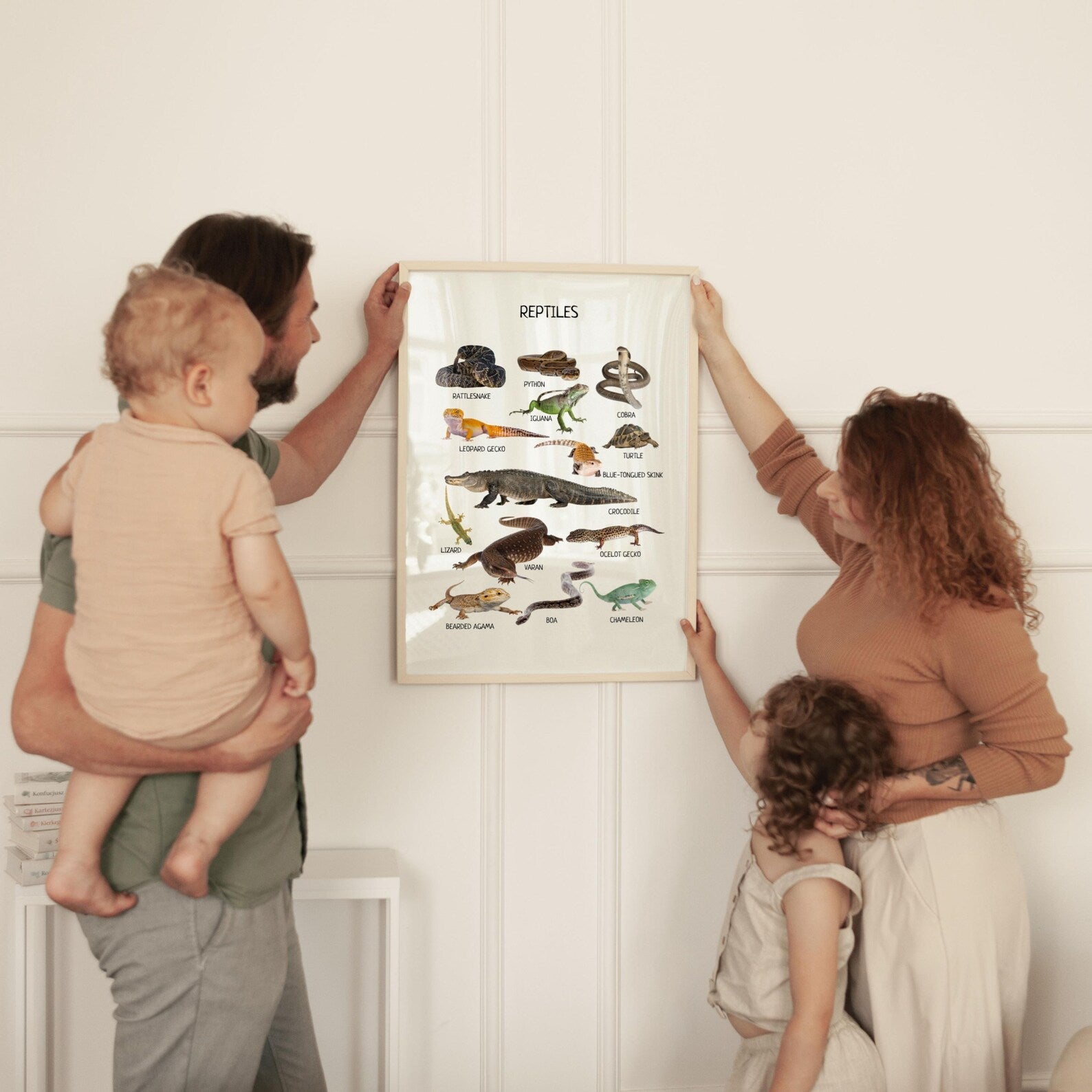 Reptiles & Amphibians Poster - Montessori Educational Animal Print for Toddler Room & Classroom Decor | Digital Download - The Nurturing Nook